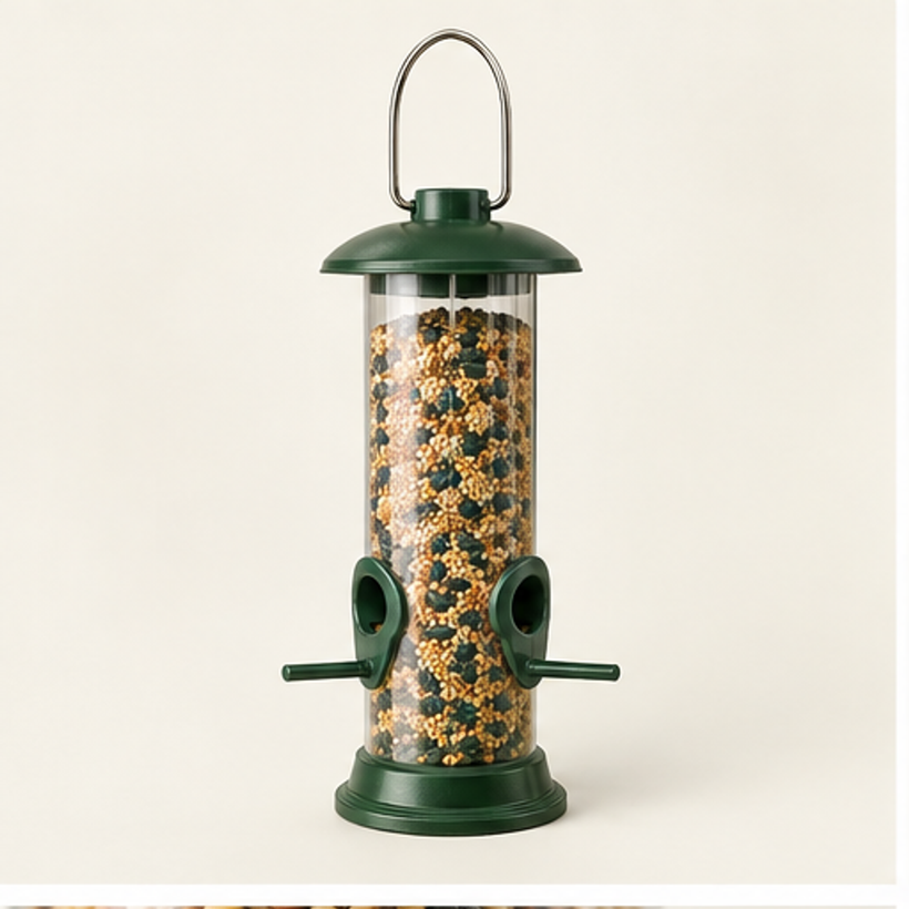 Hanging Tube Bird Feeder